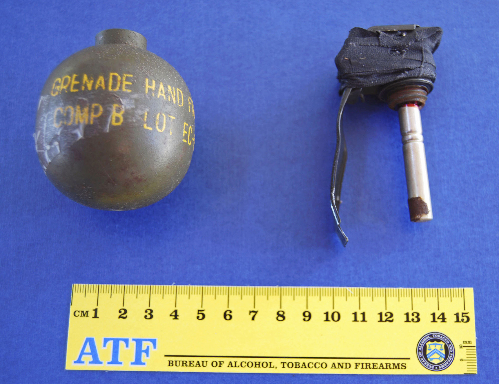 Alarma por uso de granadas