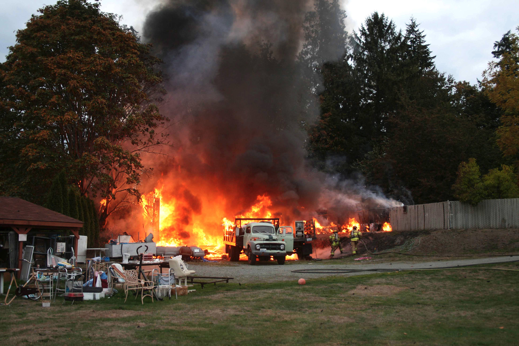 Fuego catalogado como sospechoso