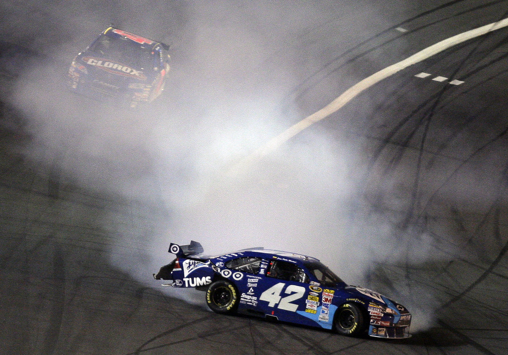 Montoya sufre en Carolina del Norte