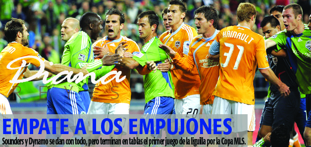 Empate a los empujones