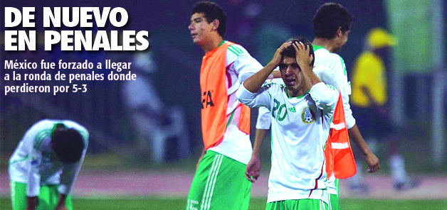 Acaban penales con sue&ntilde;o del Tri Sub 17