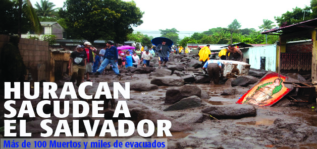 Lluvias dejan luto y sufrimiento en El Salvador