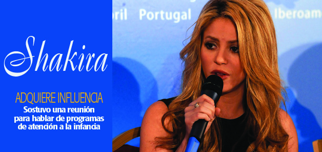 Comparte Shakira sus alas con Bachelet
