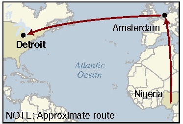 Cargos formales a presunto terrorista en avi&oacute;n EEUU