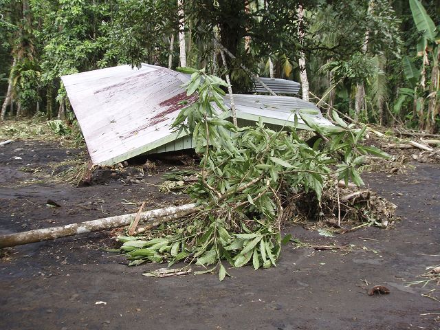 Mil desamparados tras maremoto