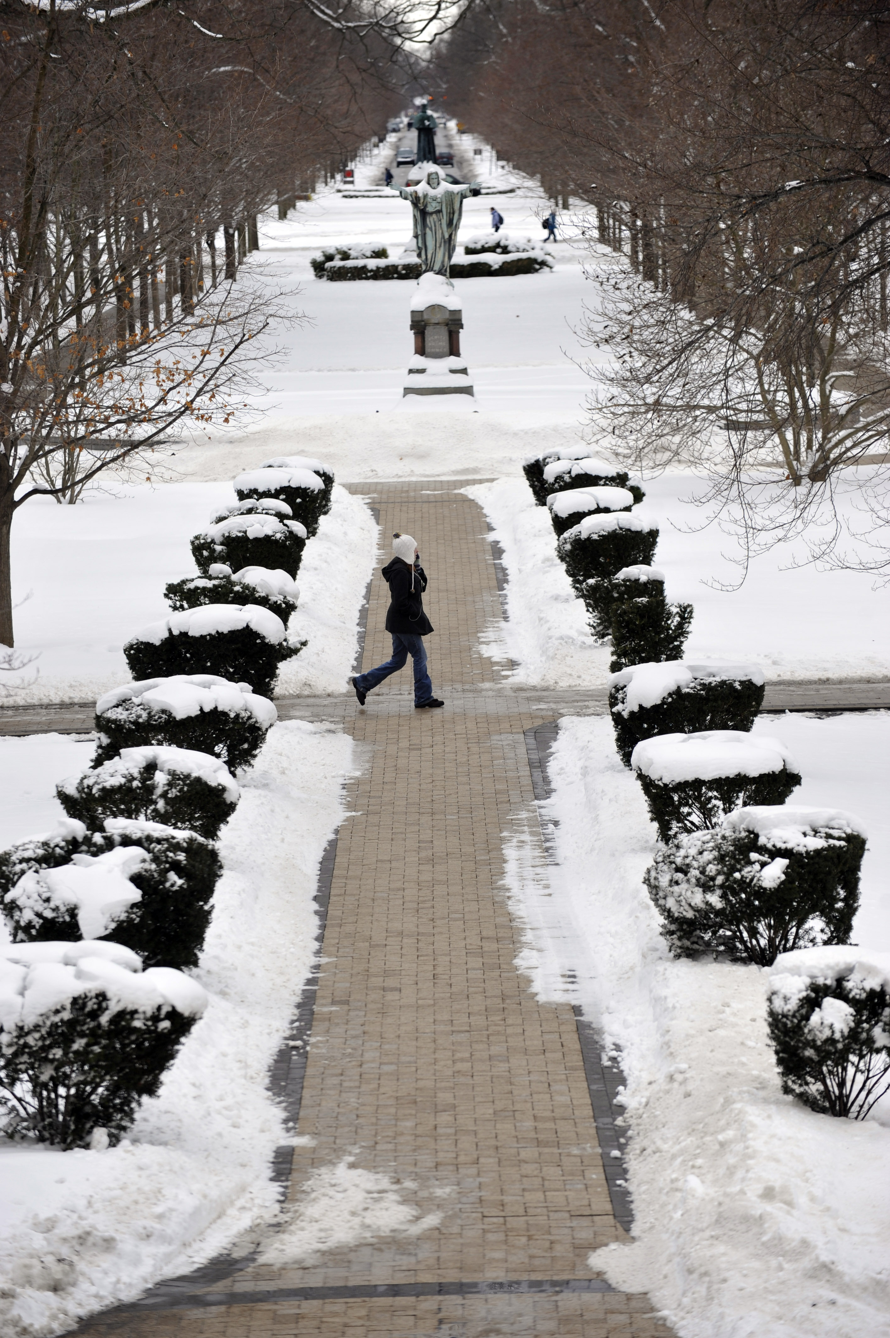 Nueva tormenta cubre de nieve el noreste de EEUU