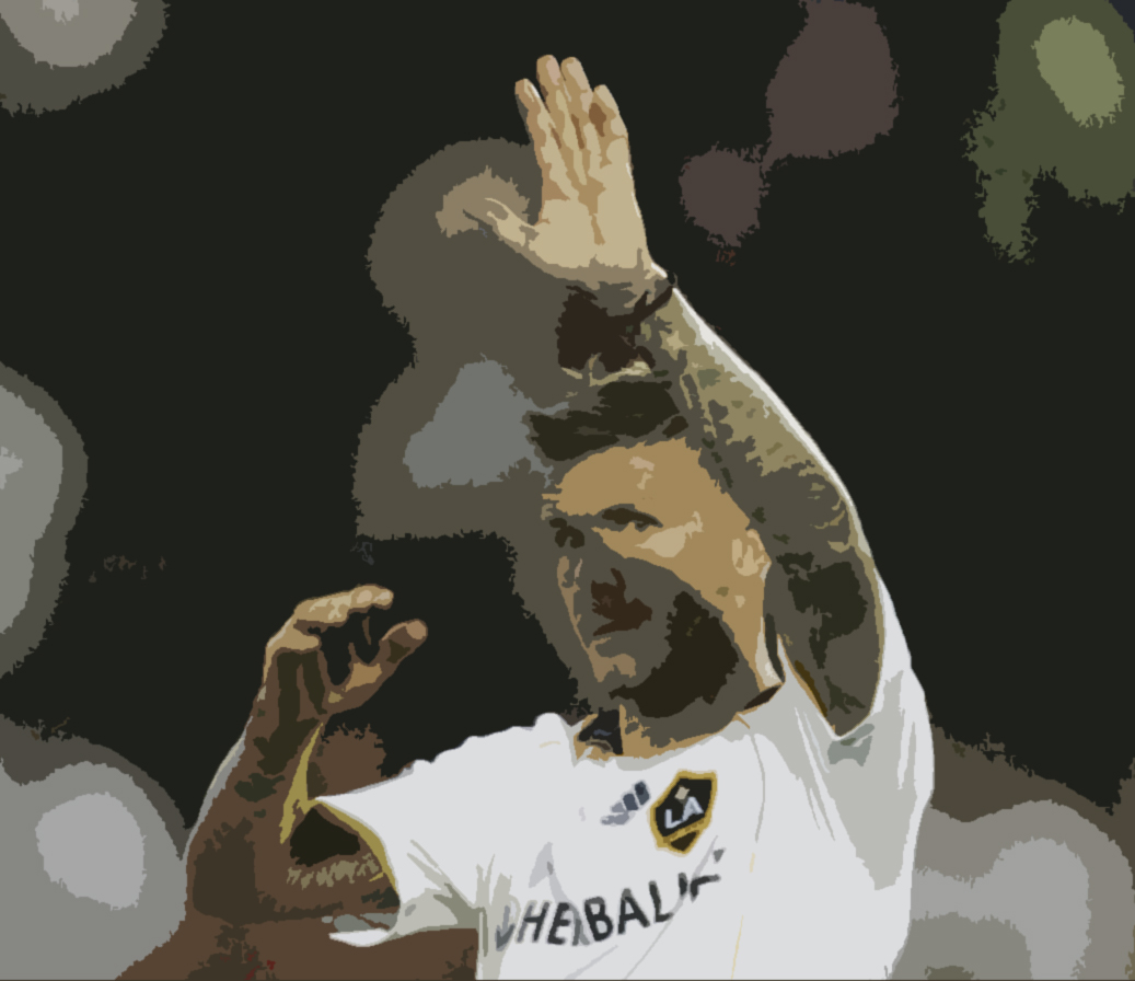 Beckham cay&oacute; en la suya.