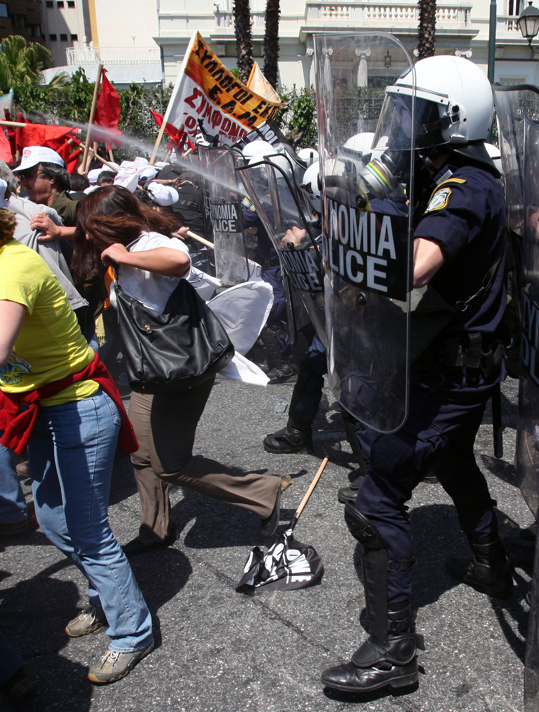 Siguen protestas en Grecia