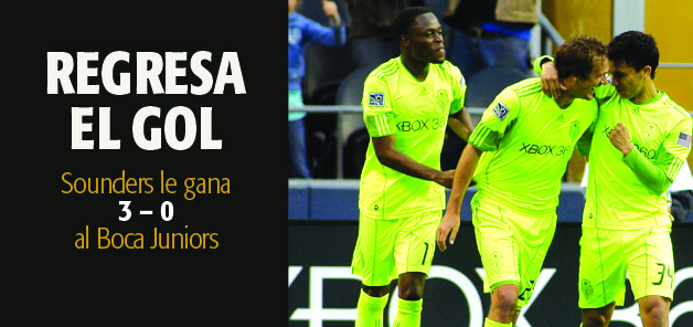 Sounders Golea a un triste Boca Juniors