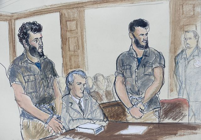 Acuden a corte detenidos acusados de terrorismo