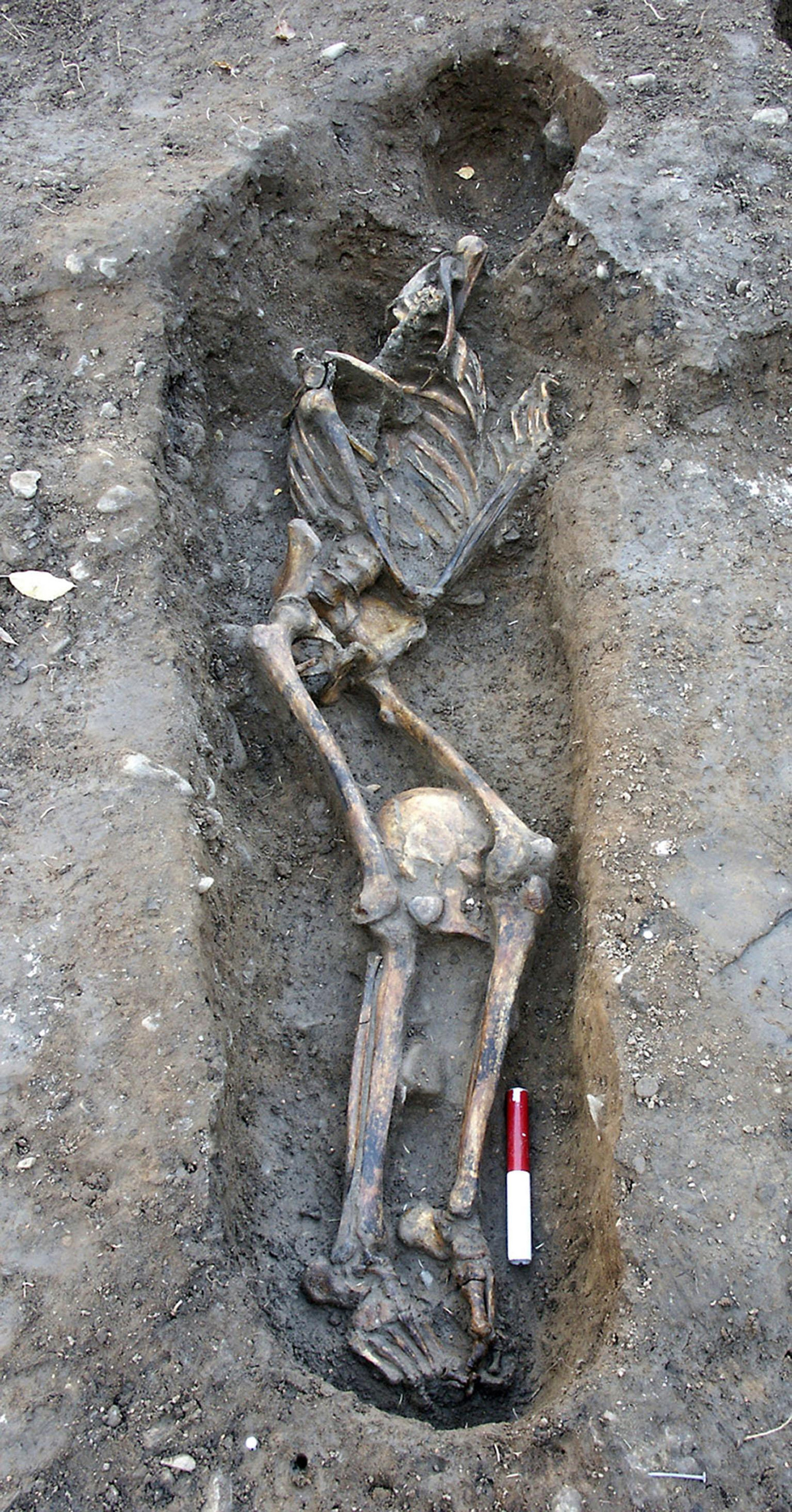 Descubren cementerio de gladiadores