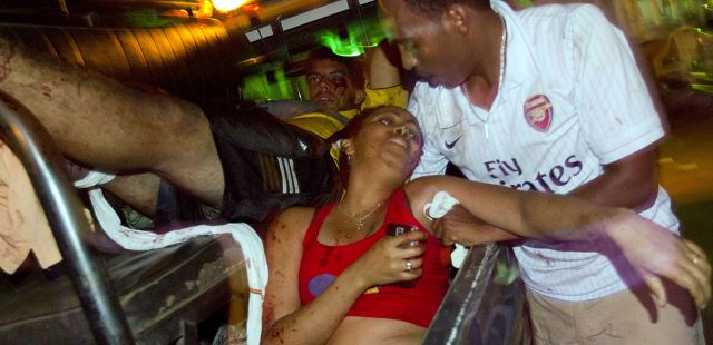 Estallan bombas mientras ve&iacute;an la Copa Mundial