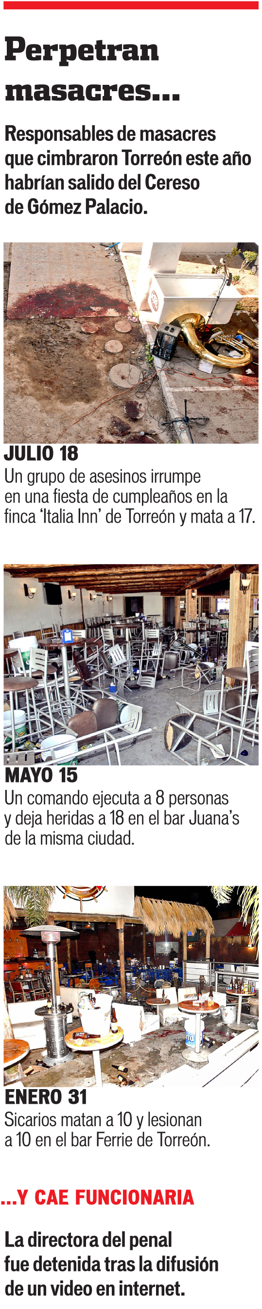 Los dejaron libres para matar