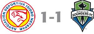 Sounders sobrevive en el barro