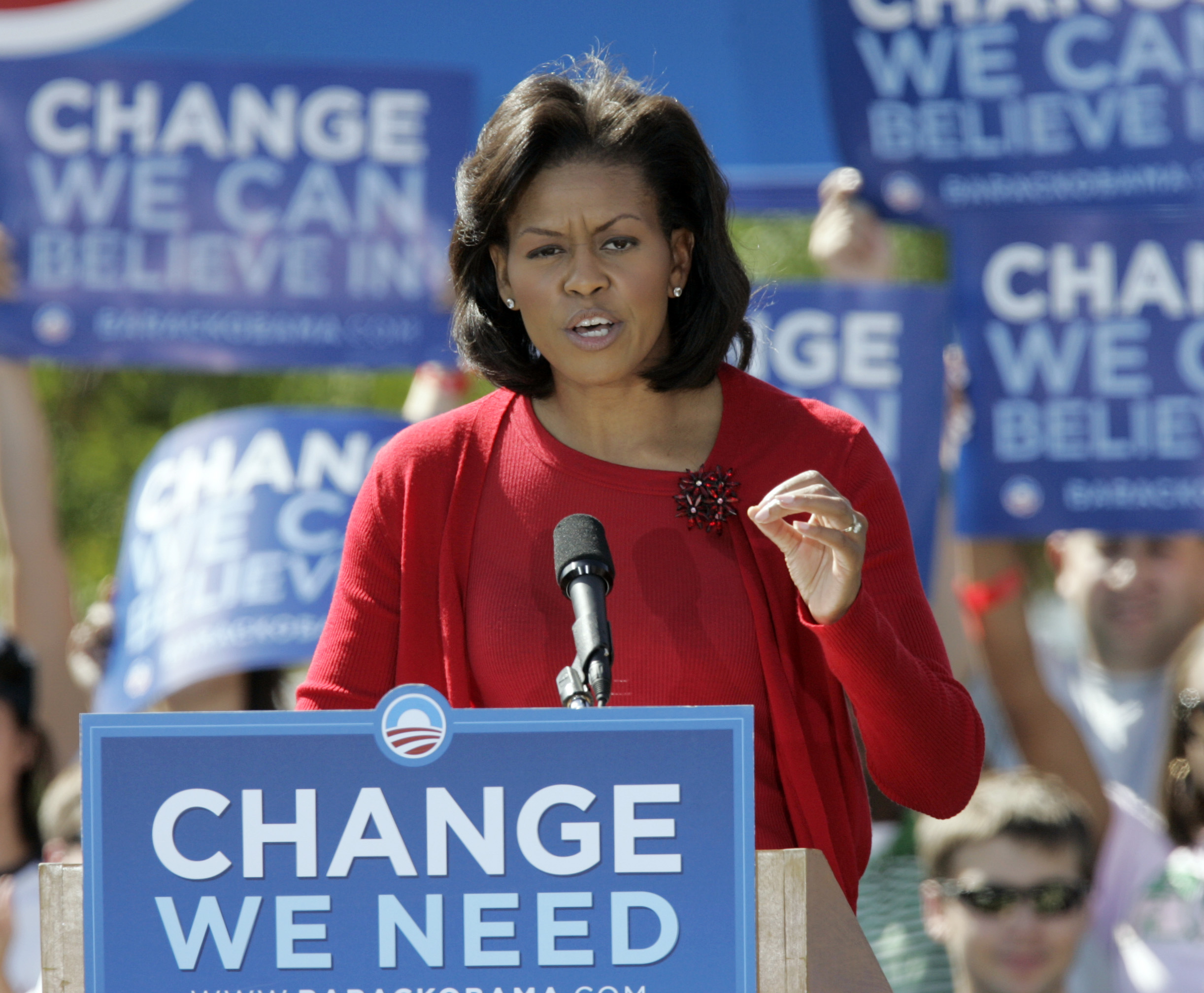 Michelle Obama en Bellevue