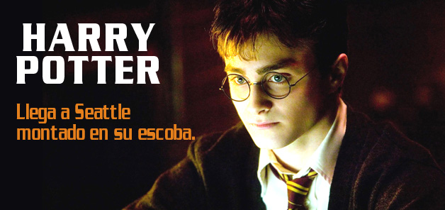 Harry Potter  Viaja en su escoba rumbo a Seattle