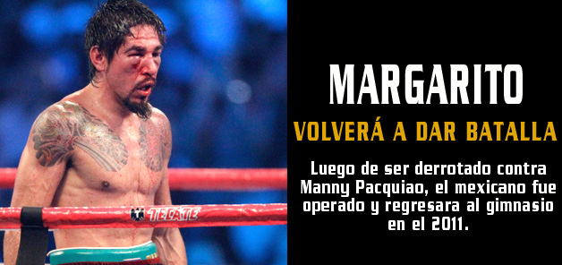 Margarito se recupera, y ya quiere correr