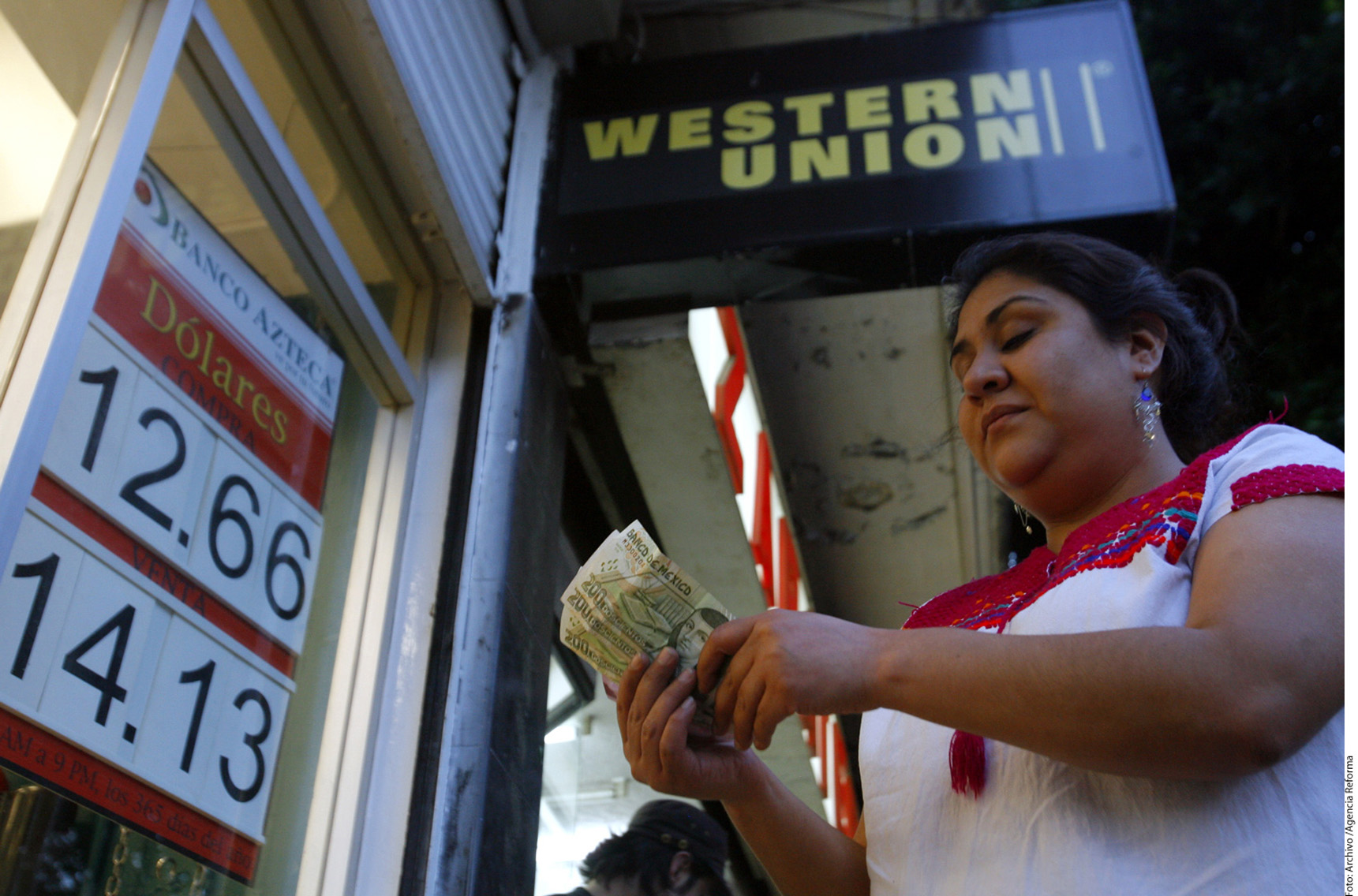 Remesas de mexicanos bajan