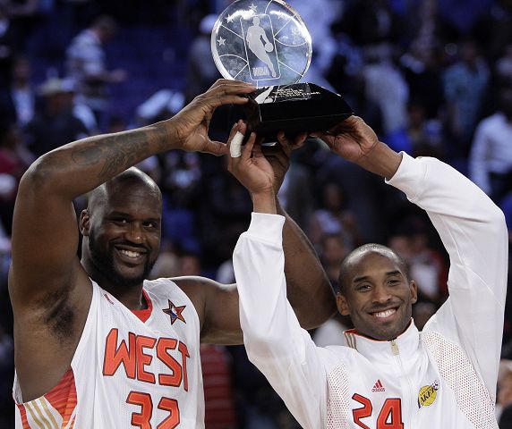 Shaq y Kobe comparten el premio MVP