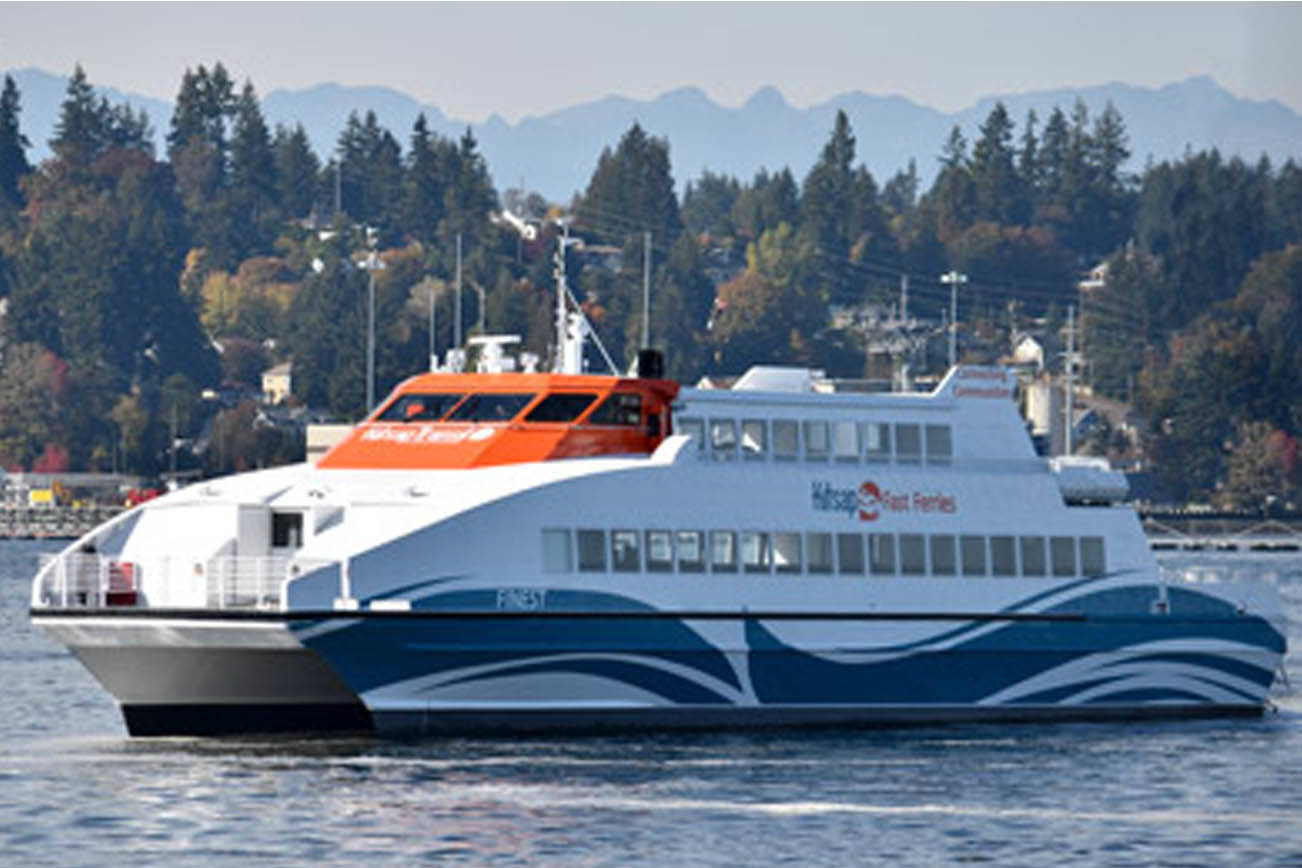 Nuevo servicio de ferry rápido comienza entre Kingston y Seattle
