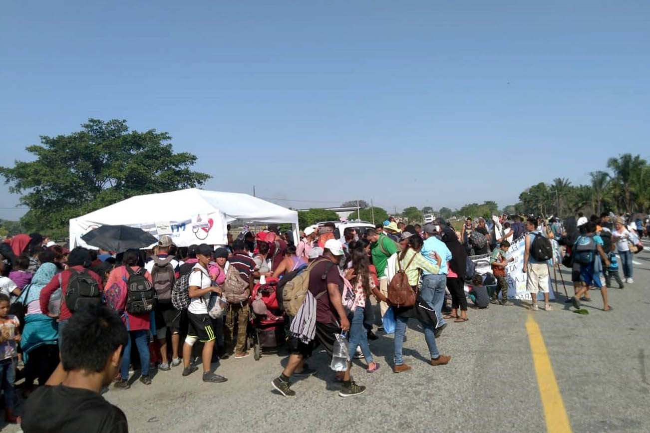 Avanza lento caravana