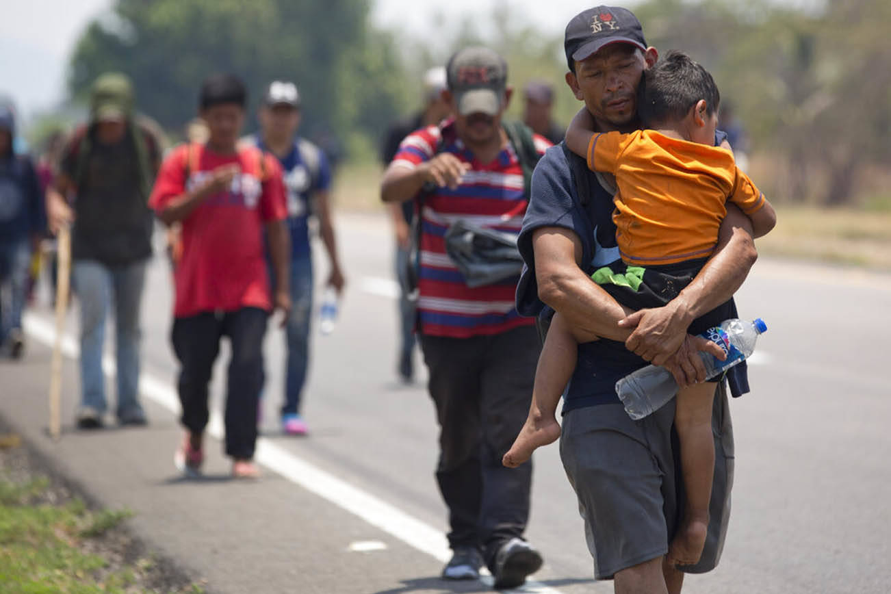 Migrantes temerosos tras redada de agentes en sur de México