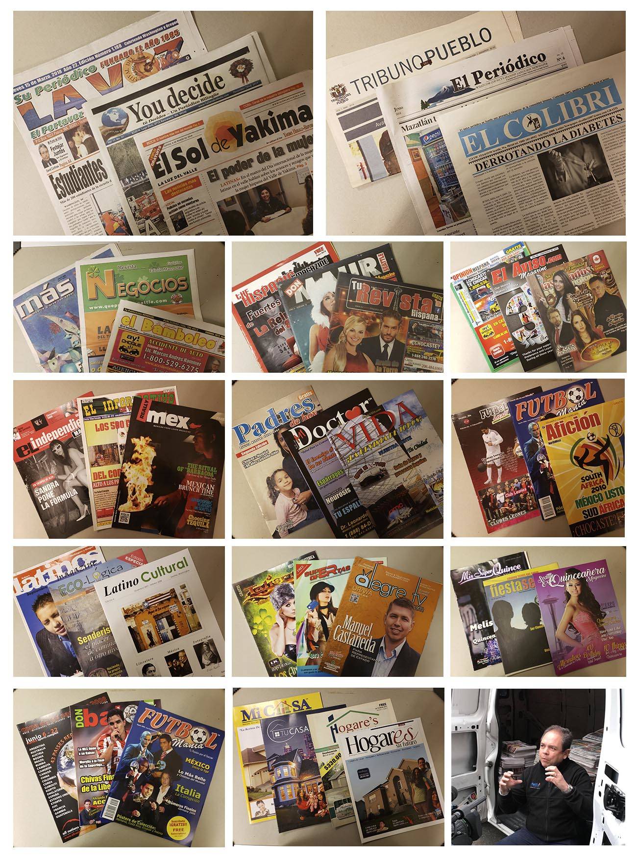 Los medios impresos hispanos de Washington