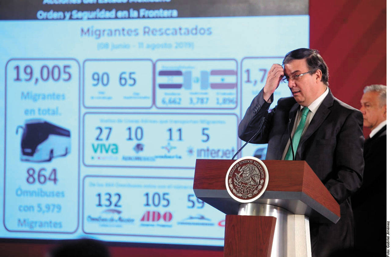 RESCATAN A 46 MIL MIGRANTES EN DOS MESES