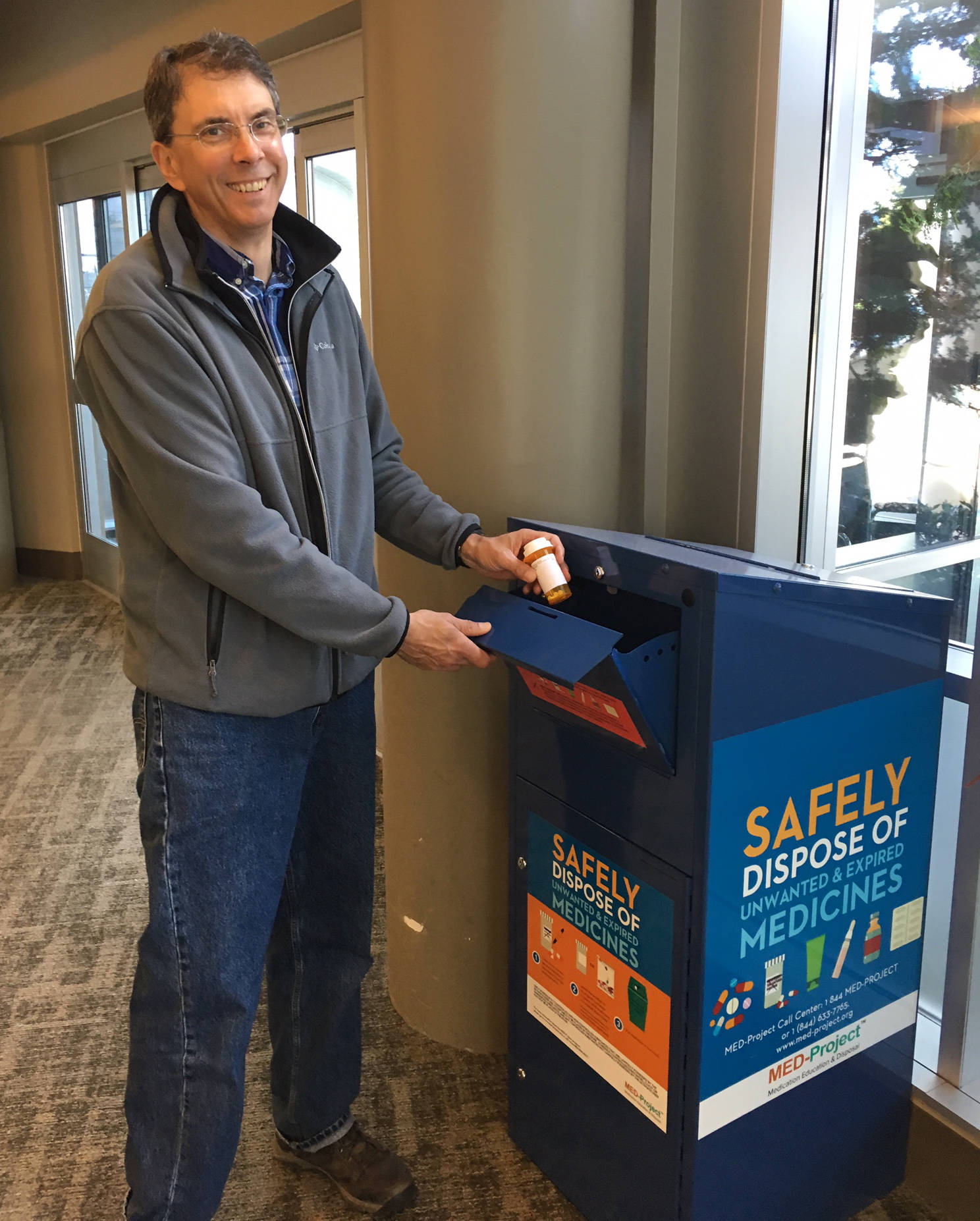 Skagit County Public Health’s Secure Medicine Return through MED Project lets you safely dispose of medications any time.