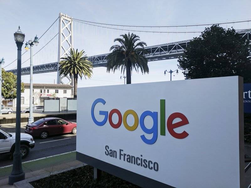 Foto tomada el 31 de octubre del 2018 de la oficina de Google en San Francisco. (AP Photo/Michael Liedtke, File)