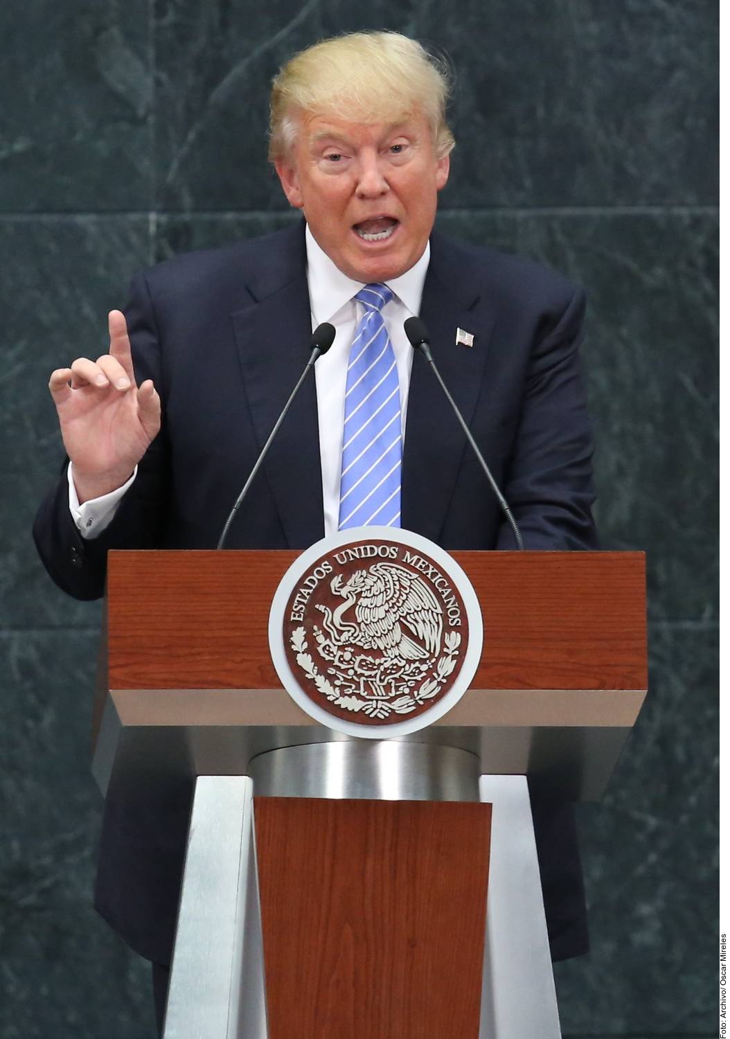 Irán parece moderarse.- Trump