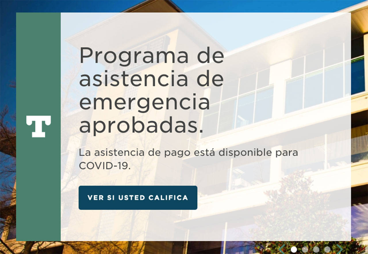 Tacoma Public Utilities anuncia $1 millón en fondos de ayuda