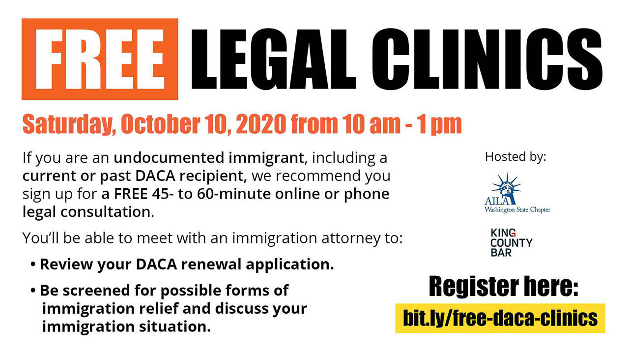 La ciudad de Seattle anuncia la próxima clínica jurídica para inmigrantes indocumentados y beneficiarios del programa DACA