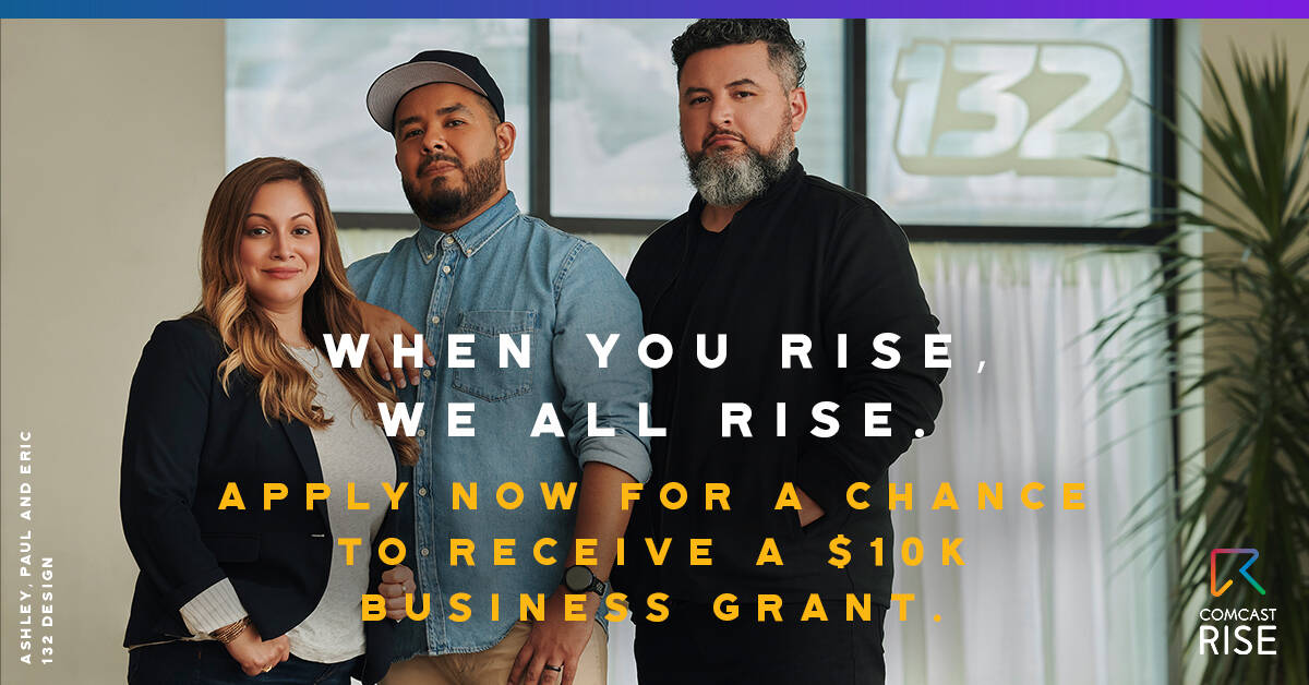 A través de Comcast RISE, nuestro objetivo es crear un impacto sostenible y brindar un significativo apoyo a las pequeñas empresas que están dando forma a nuestras comunidades.